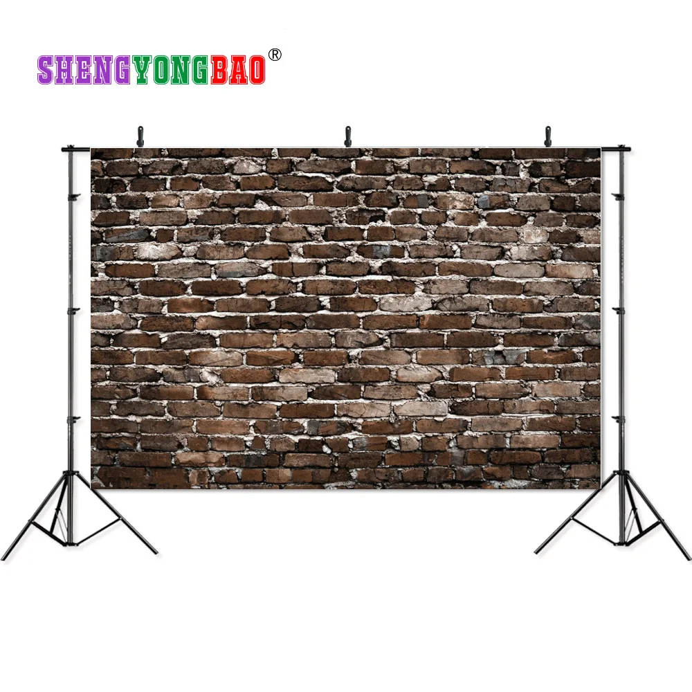 

SHENGYONGBAO Vinyl Custom Brick Wall theme Photography Backdrops Prop Photo Studio Background YHSHD-01