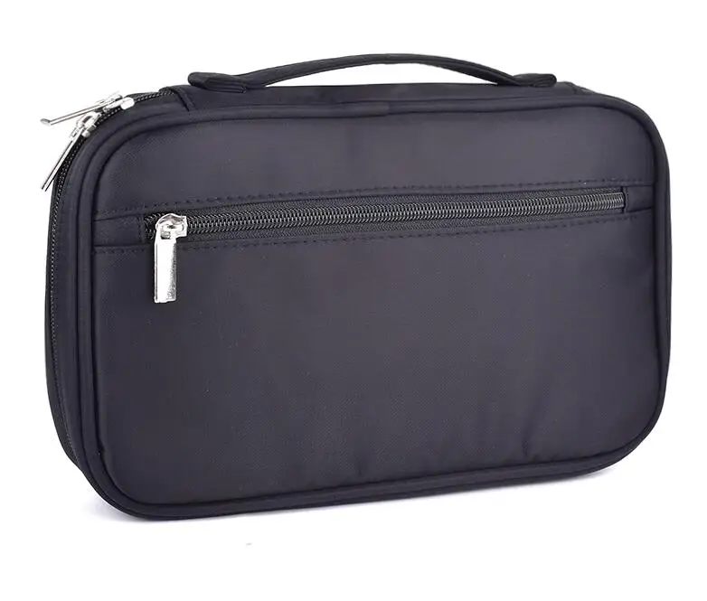 Black Portable Travel Makeup Cosmetic Bags Organizer Multifunction Beauty Case Toiletry Bags for Women Wash Pouch - Цвет: Black