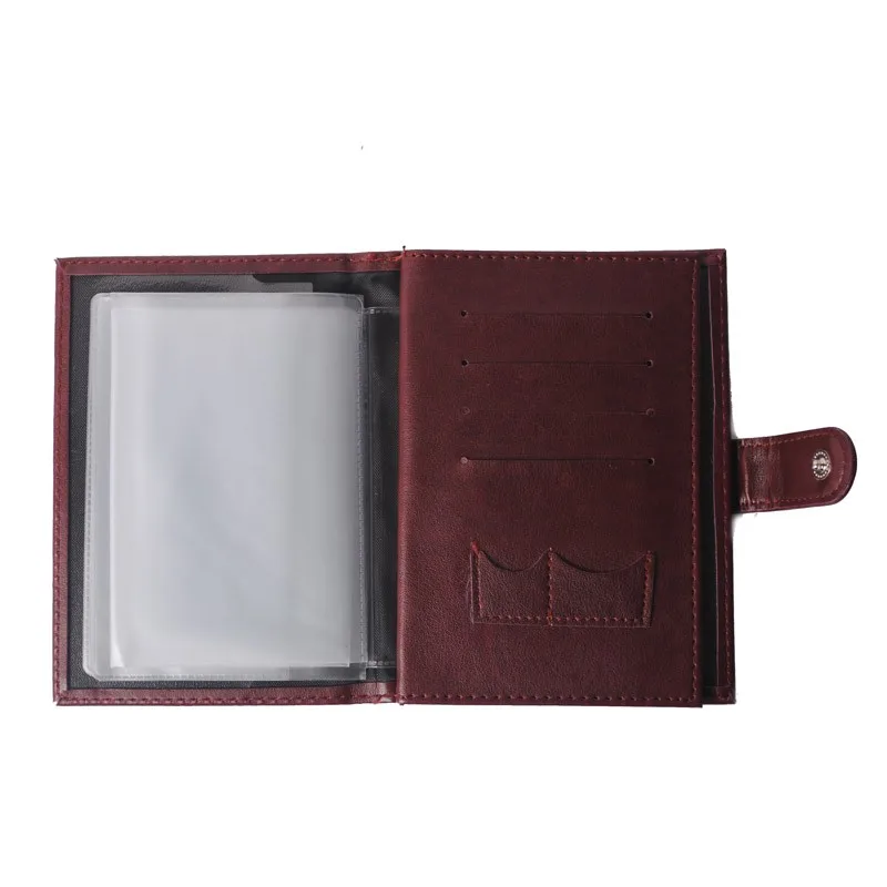 KUDIAN BEAR, Обложка для паспорта из искусственной кожи, российский дорожный паспорт, водительское удостоверение, удостоверение личности, держатель для карт- BIH002PM49