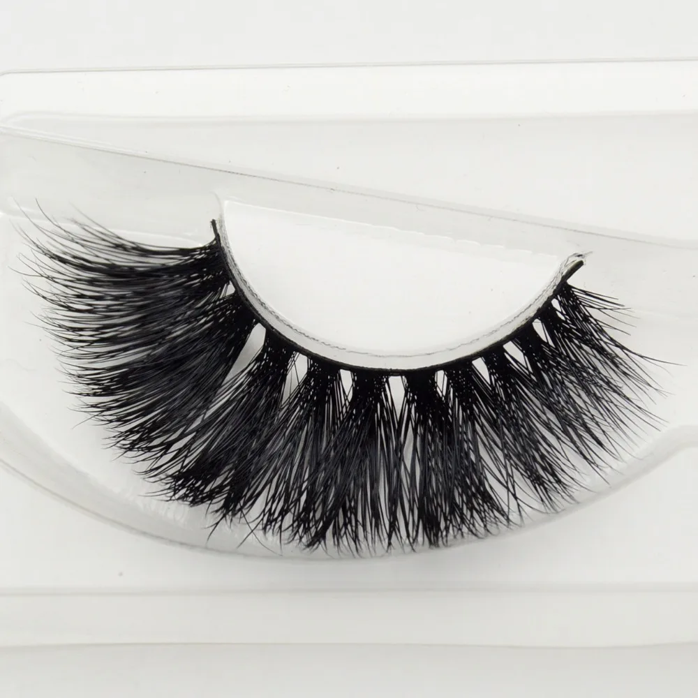 1 pair 3d mink lashes wholesale 100 real mink fur Handmade crossing