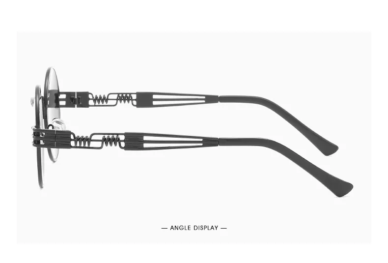 Стимпанк Защита от солнца стекло es роскошные мужские круглые Защита от солнца стекло покрытие стекло es Металл Винтаж Ретро Lentes мужской C