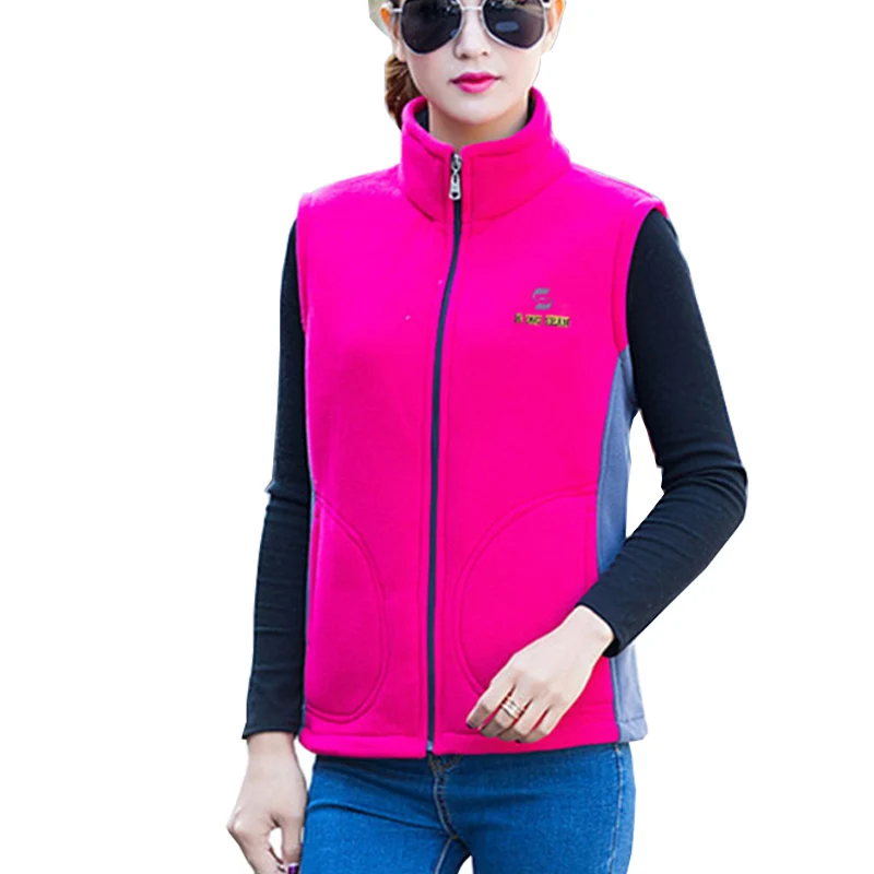 

add new sleeveless Plus Size4XL Jacket Women Autumn Wear High Quality slim polar fleece Parkas Winter Jackets new Outwear Coats