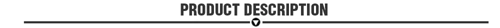 2018 PRODUCT DESCRIPTION