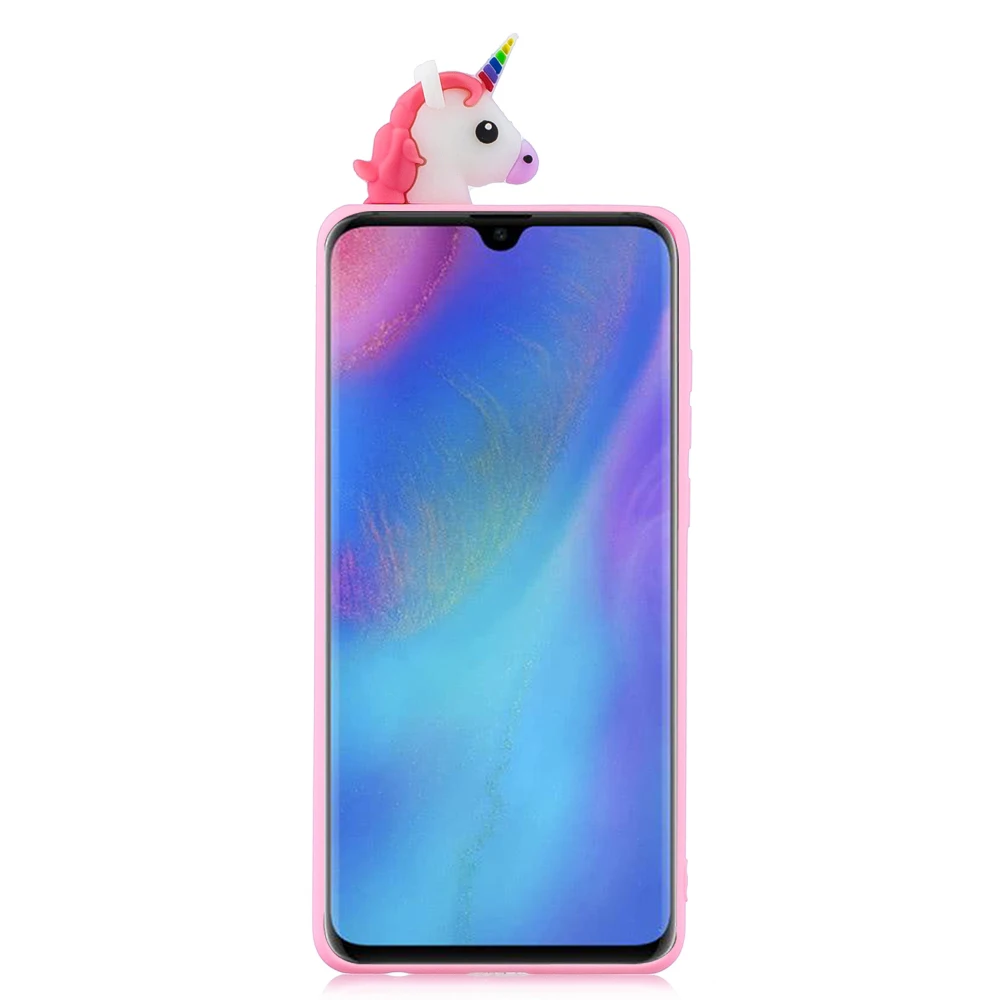 Чехол для HUAWEI Mate10 Pro 20 Lite милый мультяшный 3D чехол P Smart 2019 P10 P20 P30 Nova4e P8 P9 2017 Y5 Prime с