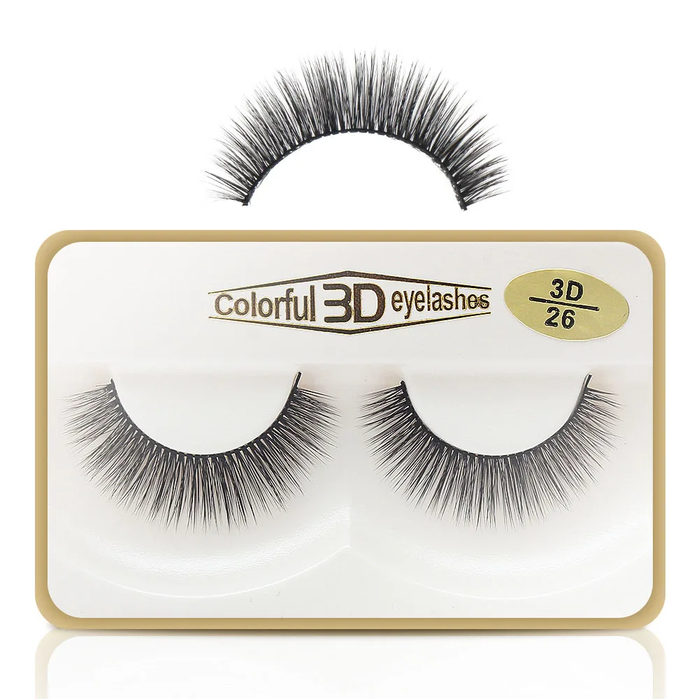 

JHXY 5 Style 3D Natural Extended False Eyelashes Long Messing False Eyelashes Tool 1 Pair 3D26-3D34