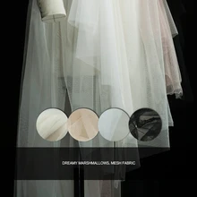 10 цветов: однотонная прозрачная сетчатая ткань, черный, белый, красный, темно-синий, серый, зеленый, шитье для свадебного многослойного платья, многослойная юбка