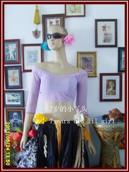 

Transparent thin belly dance Top CP03