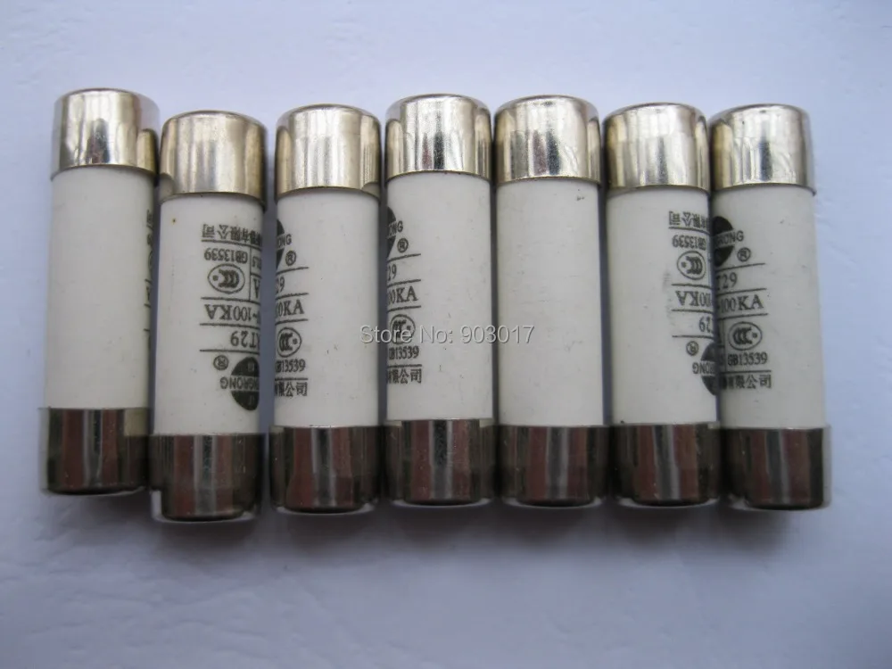 20 Pcs 380V 16A 8.5mm x 31.5mm Ceramic Fuse Powder Filled Cartridge