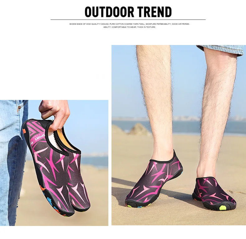 Clorts Summer Water Shoes Men Beach Sandals Upstream Aqua Shoes for Women (19)