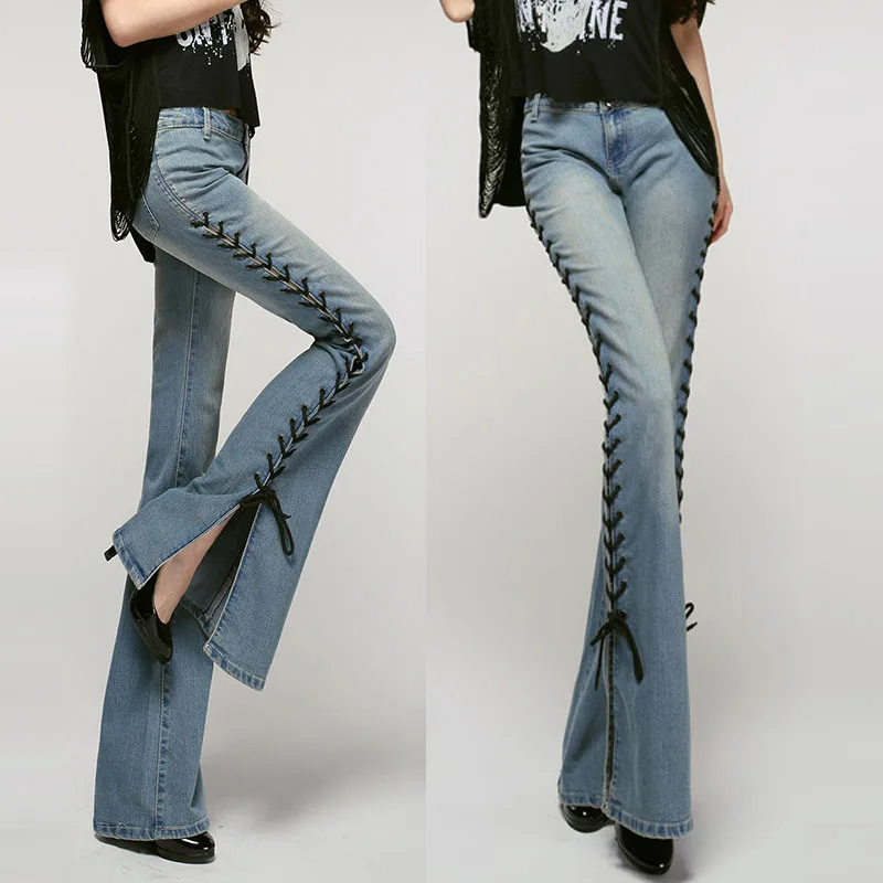 designer flare jeans