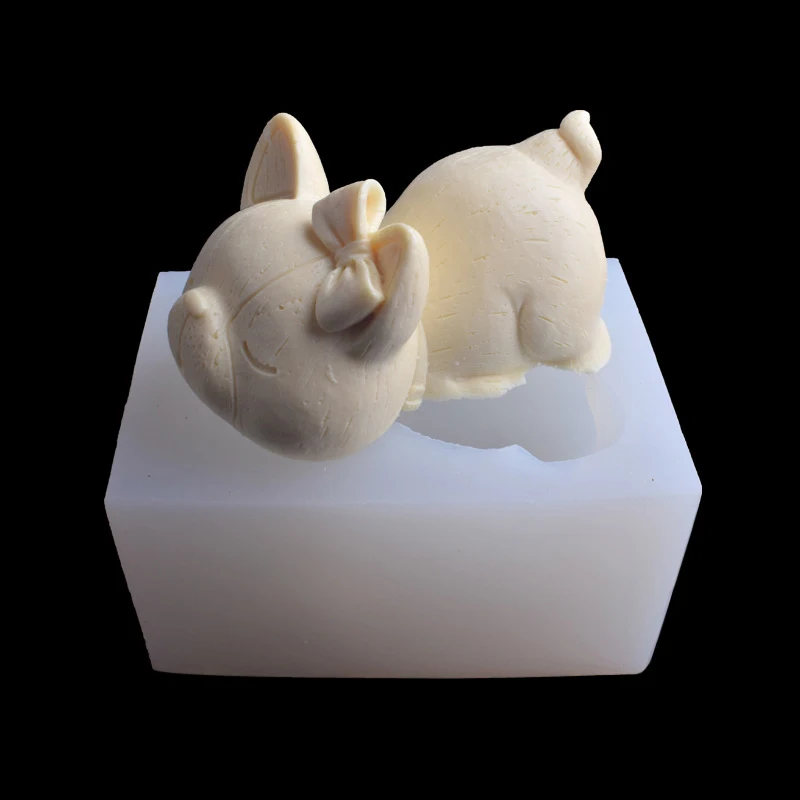 Dog cake decorating silicone mold6