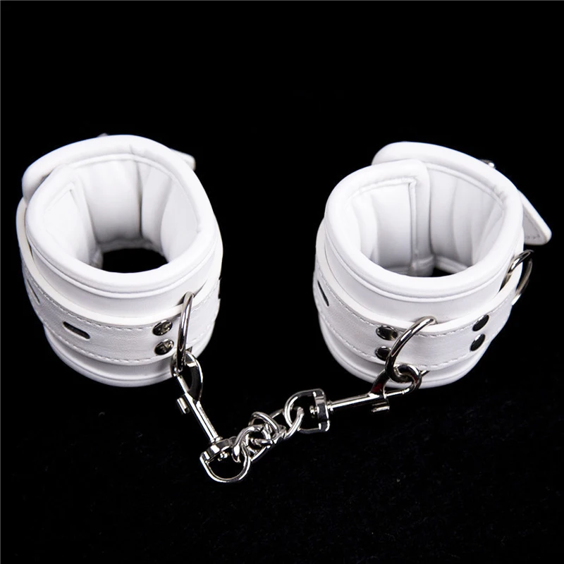Sex toys for Couples Leather Sex Handcuffs high quality Restraints Bondage Shackle  Adult Games Sex Product for Couple