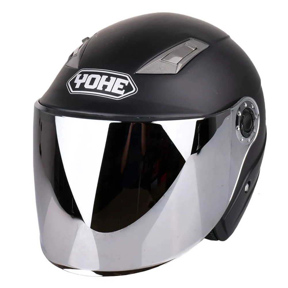 YOHE мотоциклетный шлем с открытым лицом Casco Moto Casque мото скутер шлемы матовые