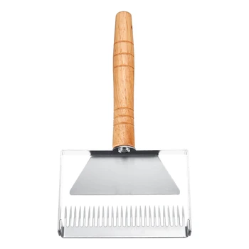 

Wooden Handle Honeycomb Honey Uncapping Fork Scraper Shovel Beekeeping Equipment Hot