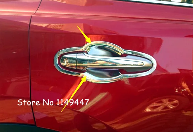 For Toyota Harrier 2013 2017 XU60 Accessories Car Styling Exterior for Toyota Harrier 2013-2017 XU60 Accessories Car Styling Exterior ABS Chrome Side Door Handle - For Toyota Harrier 2013 2017 XU60 Accessories Car Styling Exterior