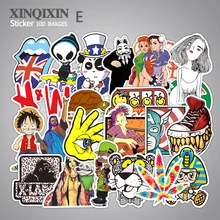 700 kinds of style selected 100pcs lot Mixed stickers for laptop sticker decal fridge skateboard PVC