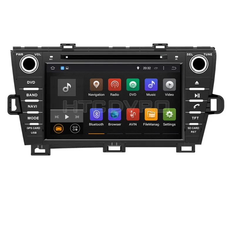 Sale YMODVHT 8inch 4G Octa Core Android 9.0 7.1 Car DVD Player for Toyota Prius 2009- Right/Left driving Black RDS Radio Audio Stereo 20
