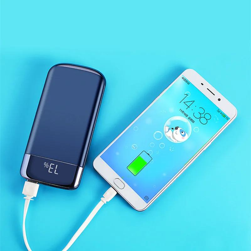 Billig Wirklich 30000mah Power Bank Externe Batterie PoverBank 2 USB LCD Power Tragbare handy Ladegerät für Xiao mi mi iphone X