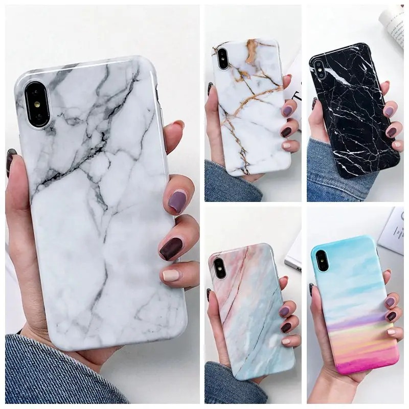 Чехол для Huawei P30 Pro мраморный силиконовый мягкий ТПУ чехол накладка P 30 40 Lite P30Pro