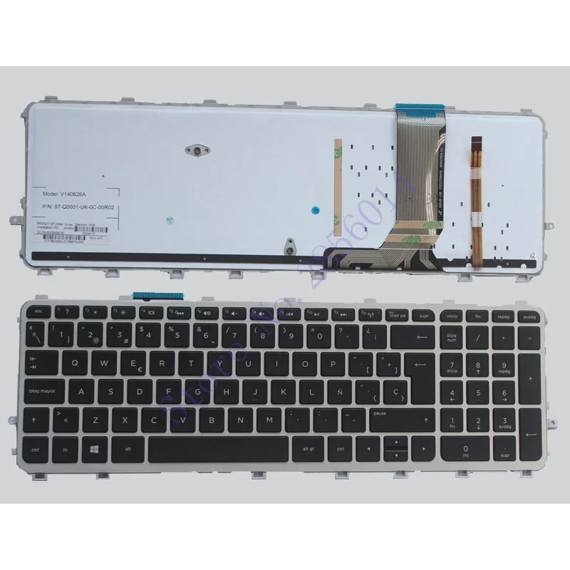 Spanish Laptop keyboards for HP envy 15-J 15T-J 15Z-J 15-J000 15t-j000 15z-j000 15-j151sr SP with frame with backlight keyboard 720566 001 720566 501 for hp envy quad 15t 15t j000 15t j100 laptop motherboard 15 15 j 15 j053cl 100% tested