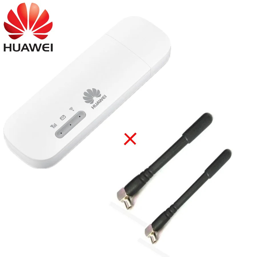 Unloked huawei e8372 ключ e8372h-153 e8372h-608 4G маршрутизатор мобильного МИФИ беспроводного доступа плюс 2 шт антенны с Сим слот для карт