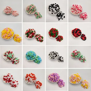 

Pompom 8/10/15/20/25/30mm Multi Color Fur Craft DIY Soft Pom Poms Balls Wedding Decor Sewing Cloth Ball for DIY Kids Toys 20g