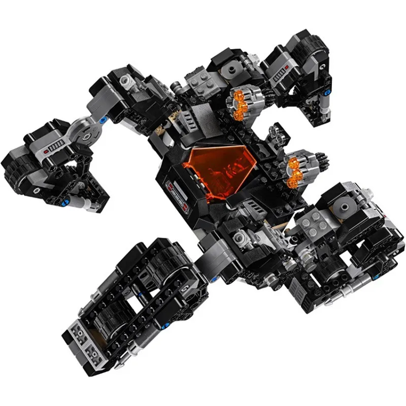 Новый DC Hero Лига Справедливости knighcrawler Tunnel Attack совместимый с 76086 строительными