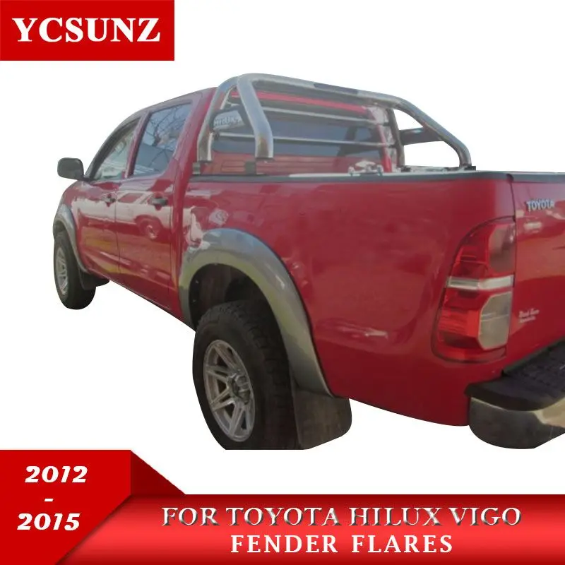 Крыло вспышки ABS Арка колеса крыло вспышки для Toyota Hilux Vigo 2012 2013 двойная кабина