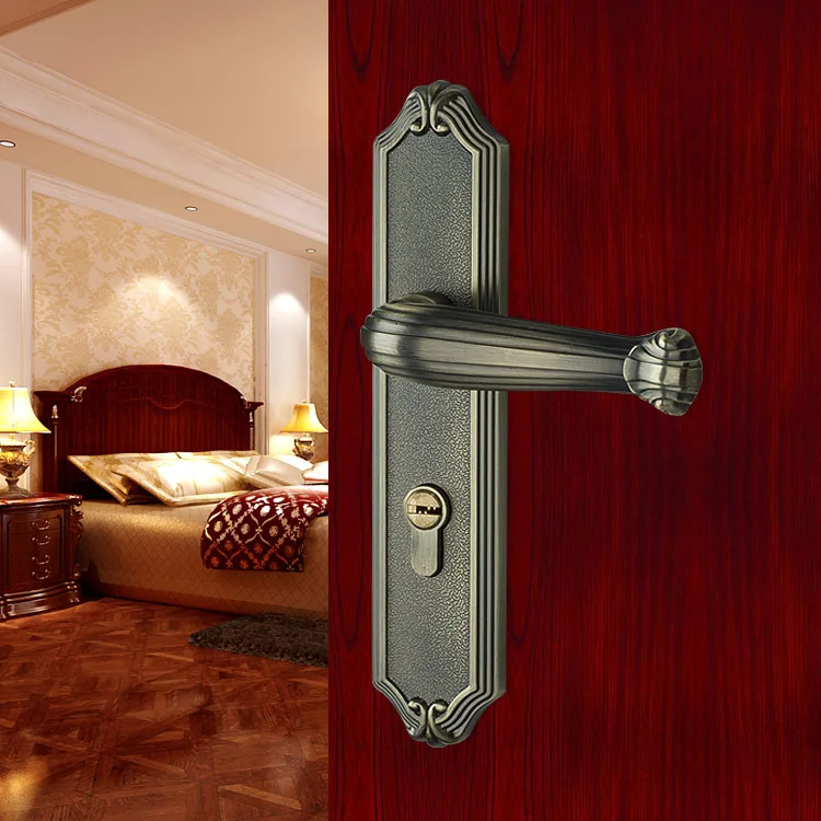 Luxury European Indoor Door Lock The Bedroom Door Locks Wood