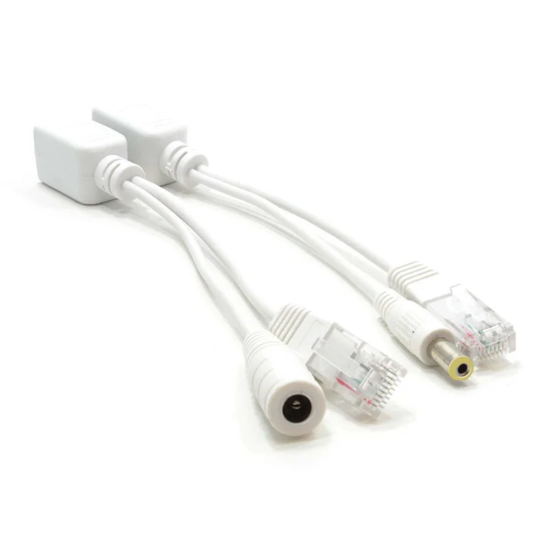 1 пара питания через Ethernet пассивное питание через Ethernet сплиттер Кабель-адаптер для камеры видеонаблюдения GT66