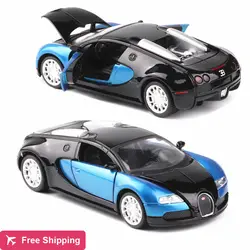 Новый 1:32 MZ Bugatti Veyron гоночного автомобиля сплава модели автомобилей Matal модель автомобиля для детей игрушки подарки, бесплатная доставка
