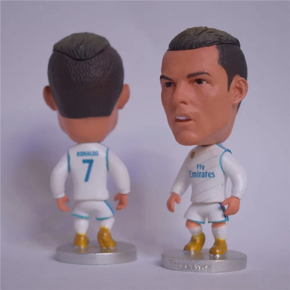 

Soccerwe Soccer Star Cartoon Doll RM# 7# Ronaldo Figurine White 2018