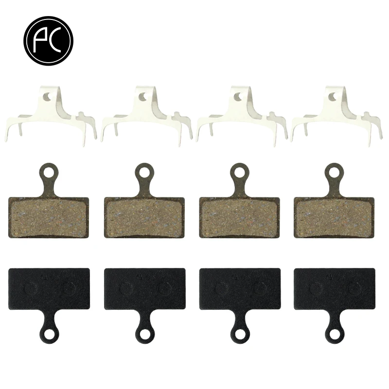 

PCycling 4 Pairs Mountain Bikes Bicycle Disc Brake Pads For Shimano M988 M985 XT/TR M785/ SLX M666 M675/ Deore M615/ Alfine S700