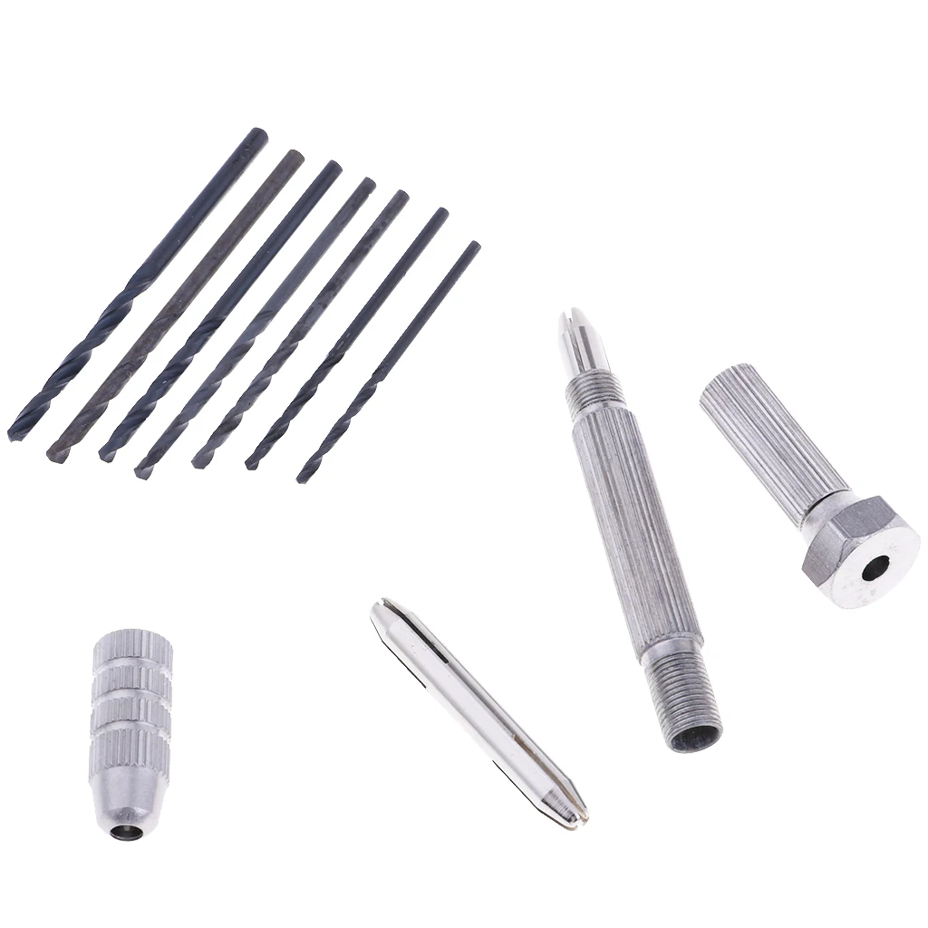  7x Craft Hobby DIY Hand Tool Drill 1.8-3mm Head for Bandai HG RG SD Models