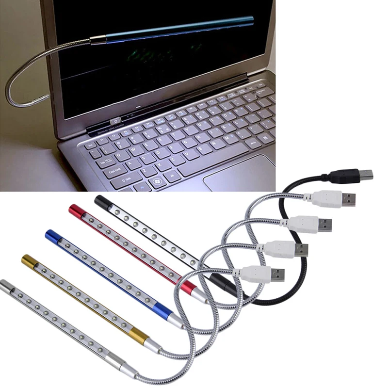 Из Металла Материал USB светодиодный свет лампы 10 s гибкий разнообразие Цвета для