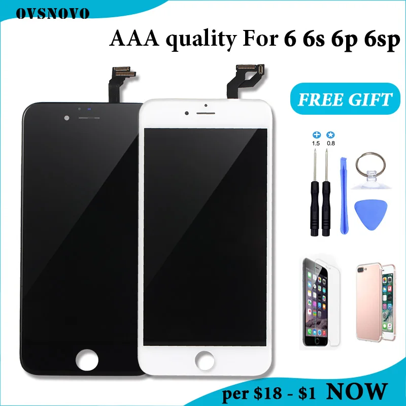 

Grade AAAA OEM Screen For iPhone 6 6 Plus 6s Plus LCD Screen Replacement Display For iPhone 6 6S Touch Screen Digitizer Assembly