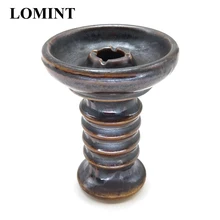 LOMINT Коричневая керамическая кальянная чаша для кальяна табачная чаша для Kaloud кальяна Chicha Narguile аксессуары Китайская Фабрика