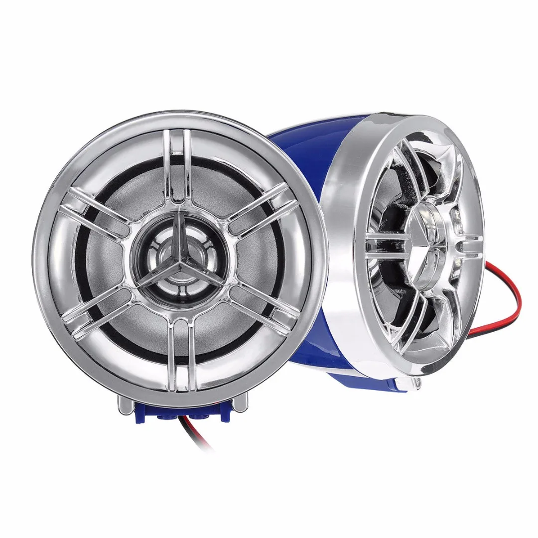 Newest 12V Bluetooth Motorcycle Handlebar Audio System FM Radio MP3 Speaker USB