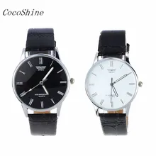 CocoShine A-923 Fashion Classic Men’s Roman Number Quartz Electronic Leather Wrist Watch wholesale