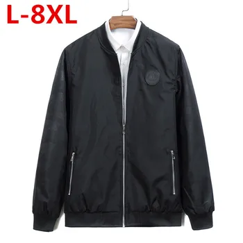 

10XL 9XL PLUS size Men's Jacket New Arrivals Autumn Fashion Long Sleeve Jackets Men Loose Fit Casual Jaqueta Masculina Jackets