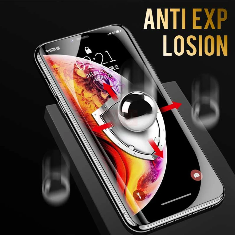 Гидрогелевая пленка zlnвич для iphone xs max x xr Защитная 7 8 plus 6 6s мягкая полная защита