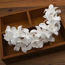 Свадебные аксессуары для волос, жемчужные стразы, свадебные аксессуары, расческа для волос с цветком, свадебный гребень