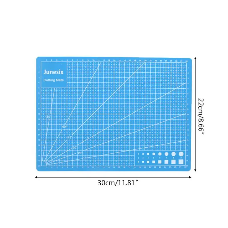 1 шт. многофункциональная модель режущий коврик для резки бумаги разделочная доска резиновый штамп гравировальный коврик измерительная