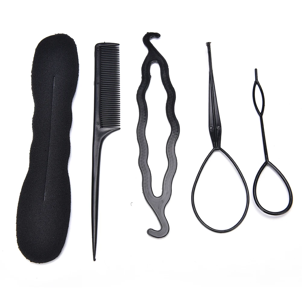 1 комплект конский хвост Инструменты для укладки волос набор инструмент для макияжа Наборы резинка для волос губки прокладки Спиральные
