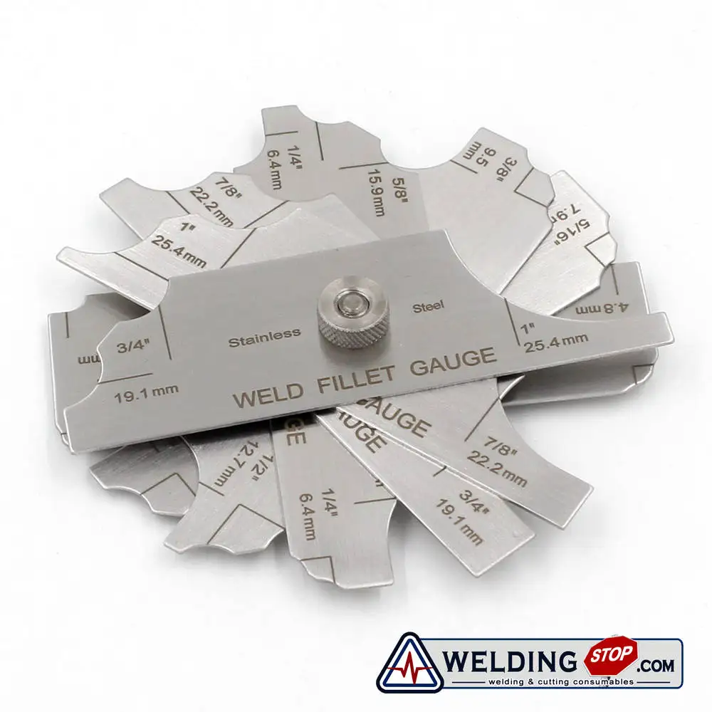 MG 11 welding fillet Gage inspection welding gauge (Metric&Standard)in Gauges from Tools on