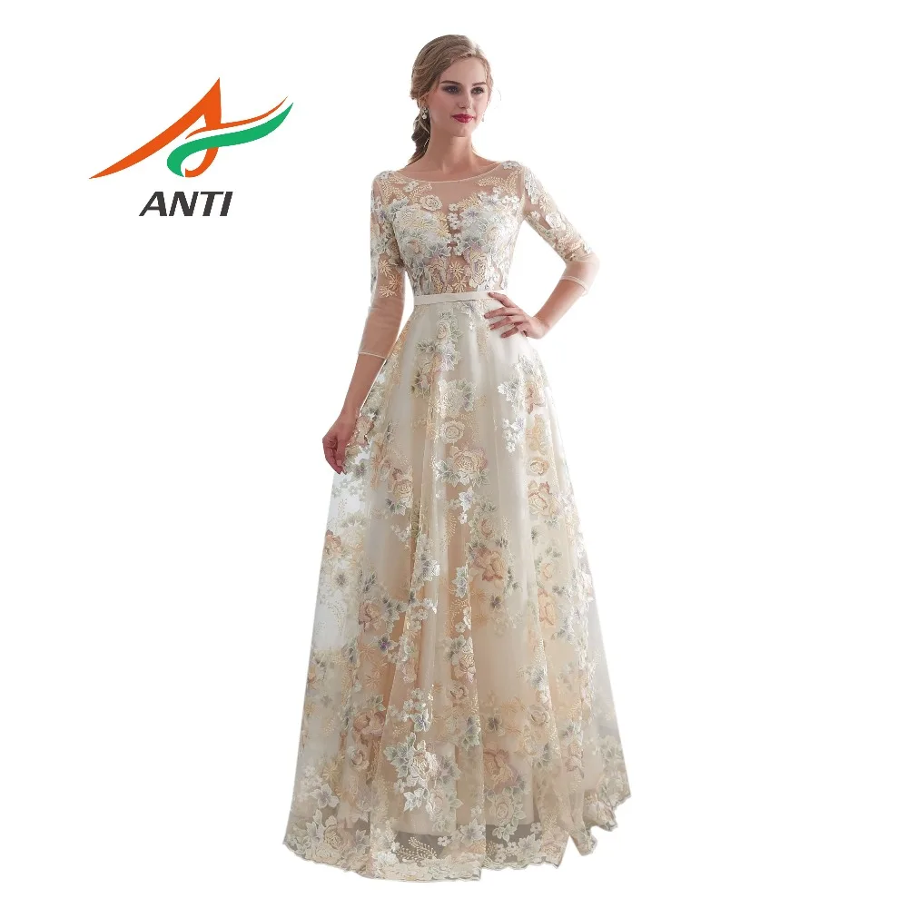 floral formal gowns