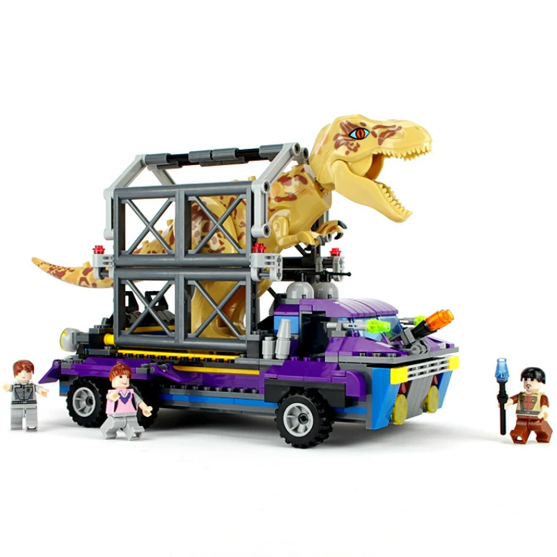 Jurassic World 2 Legoings Dinosaur Building Blocks Tyrannosaurus Dinosaur Figures Assemble Classic Compatible 75927 31058 75919