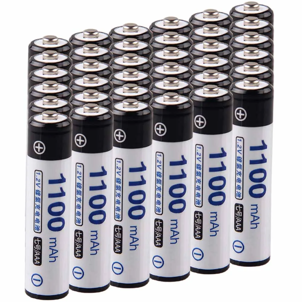 

Lowest price 36 piece AAA battery 1.2v batteries rechargeable 1100mAh nimh battery for power tools akkumulator