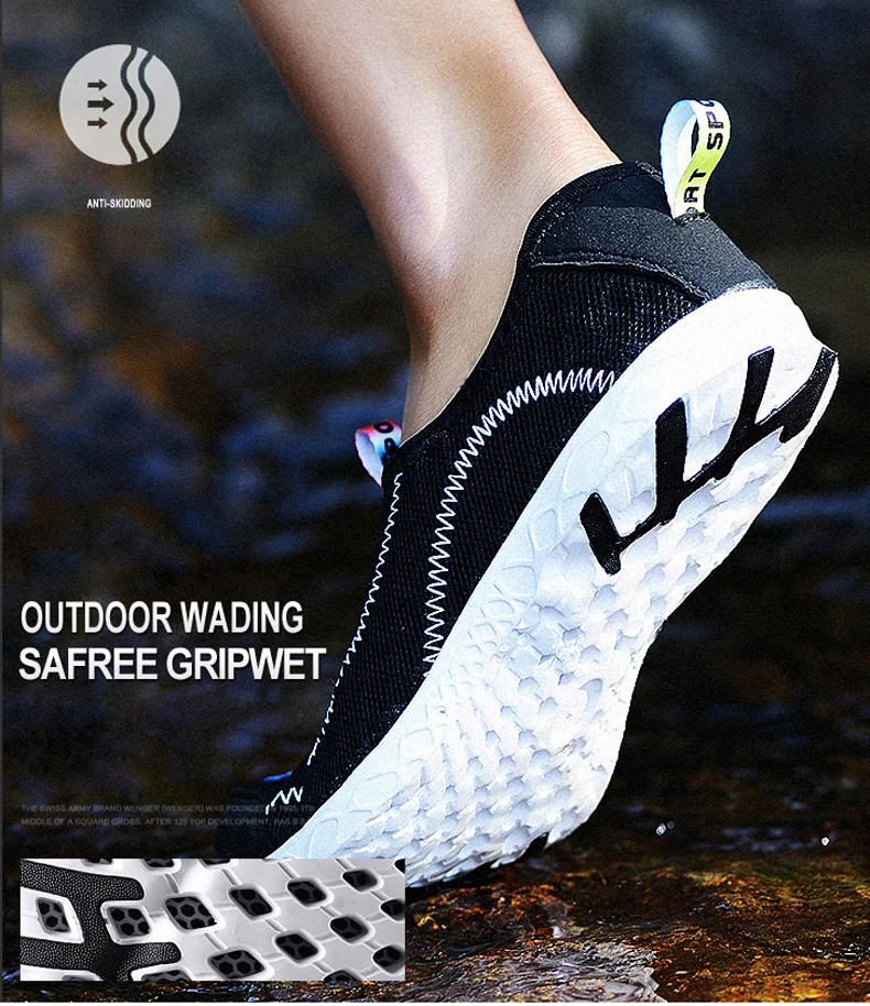 2019 summer Water Shoes Men Sneakers Quick-drying Swimming Shoes for Women Lightweight Outdoor Shoes Summer Breathable Aqua Shoes (1)