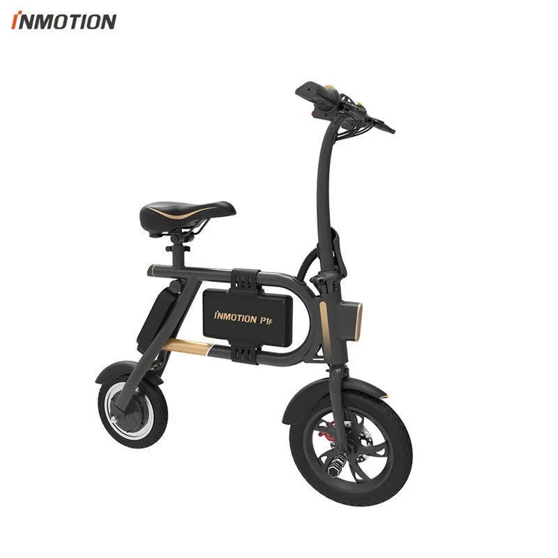 Оригинальный складной Электрический мини велосипед INMOTION P1F IP54 Водонепроницаемый